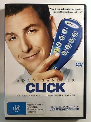 Click (DVD 2006) Region 4 ComedyDramaFantasy Adam Sandler Kate Beckinsale • $4.99