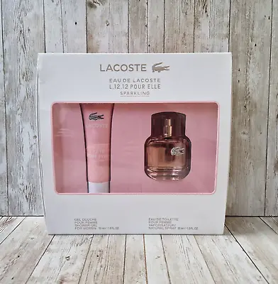 Lacoste L.12.12 POUR ELLE SPARKLING Gift Set 30ml Perfume Eau De Toilette • £29.99