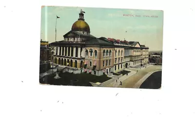 Vintage Postcard Boston Mass State House  Pre Linen • $2.50