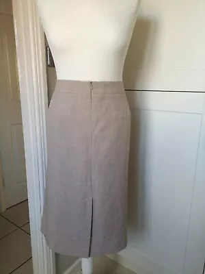 £5.99 • Buy BNWT Bonmarche - Ladies Size 22 Spring Summer Knee Length Skirt Beige Mix