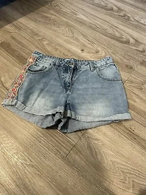 £0.99 • Buy Womens Denim Shorts Size 10