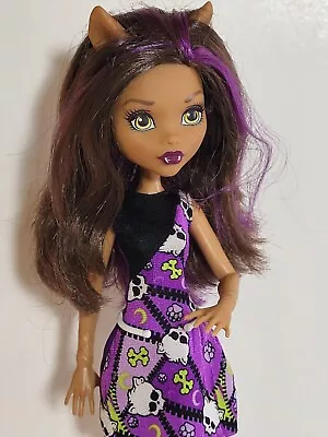 2016 Monster High CLAWDEEN WOLF DOLL ~ HOW DO YOU DO BOO ~ Mattel DNW89 • $9.99