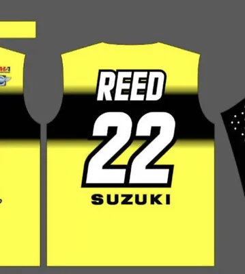 Custom Design Jersey Motocross Supercross Chad Reed Toyota Yoshimura Suzuki Jgr • $36.48