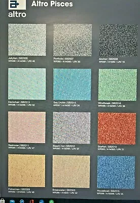 £69.90 • Buy Altro Pisces Wet Room Safety Flooring Shoe And Barefoot Safety Flooring
