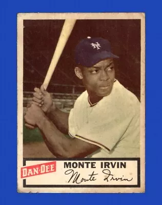 1954 Dan-Dee Set-Break Monte Irvin VG-VGEX (crease) *GMCARDS* • $11.50