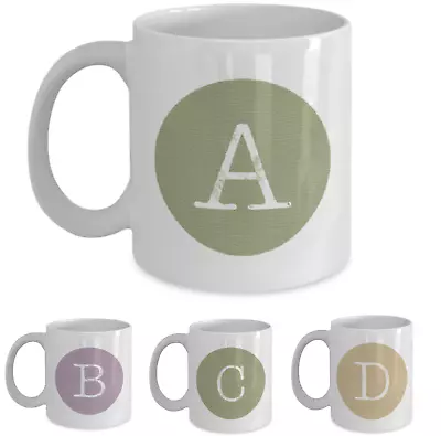 A-Z Monogram Initial Coffee Mug • $24.65