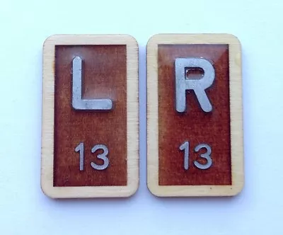 1 Set WOOD X-ray Markers Imaging Xray Lead Laser Cut & Polyurethane Sealed • $22