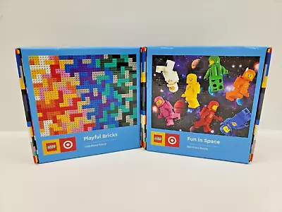 2x New! LEGO Collection X Target Playful Bricks 1000 Puzzle Fun In Space 500  • $27.97