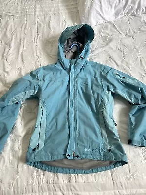 Womens Marmot Hooded XS Gore Tex Lt Blue • $25