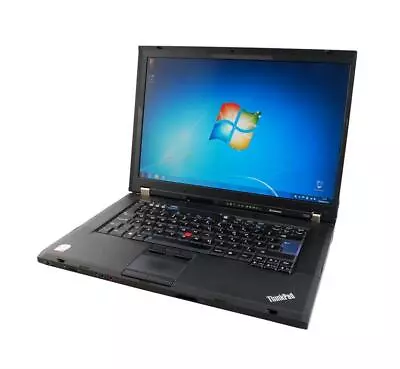 Webcam Lenovo Thinkpad T500 Laptop 4GB 64 Bit Windows 7 Office2010 WkGr8GdBat B3 • $159.97