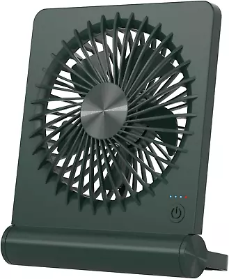 Desk Fan 2000mAh Rechargeable USB Battery Operated 3 Speed+ Portable Etc BNIB • £2.58