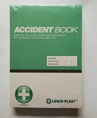 First Aid Accident Incident Book - Pack Of 5 - A4 Size - 50 Pages - Shop Office • £13.85