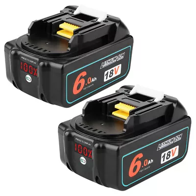 Fit For Makita BL1860 Battery BL1850 LXT 18V Li-ion 6Ah Battery BL1830 TOOL • £107.95