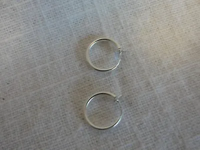 Nwt  1/2  Silver Hoop For Fake Piercing  • $6.99