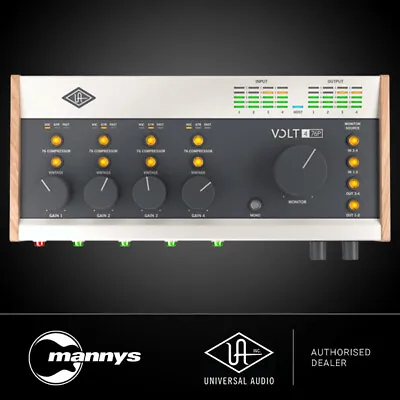 Universal Audio Volt 476P USB Interface W/ 4 Analog Preamps & Built-In 76 Compre • $719