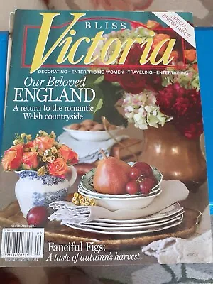 VICTORIA BLISS MAGAZINE September 2014 SPECIAL BRITISH ISSUE ROMANTIC COUNTRY • $5.75