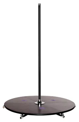 $879.99 • Buy XPole X-STAGE Lite 45mm Spinning Static Dance Exercise X Pole Podium Set S Black