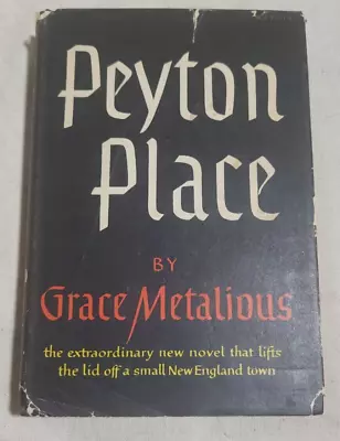 Peyton Place By Grace Metalious 1956 1st Ed Hardcover With Dust Jacket. HCDJ • $19.99