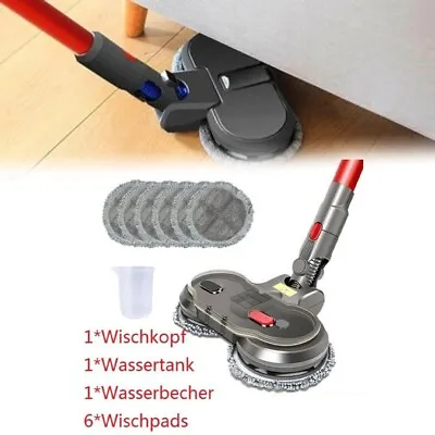 Scrubbing Mop Head Vacuum Cleaner Wet Dry Cleaning Durable Mop Polisher • £69.68
