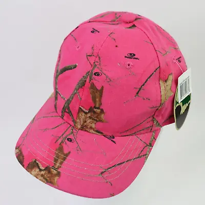 Mossy Oak Women's Pink Camo Deer Duck Woods Hunting Hat Cap OSFA • $12.98