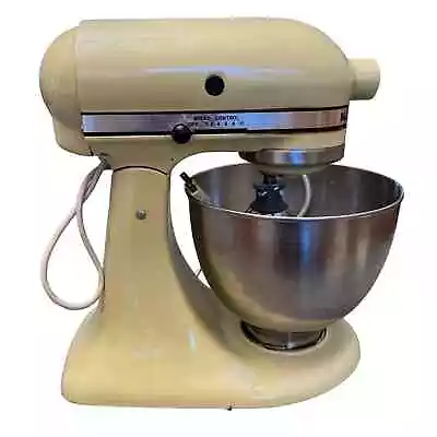 Vintage Kitchen Aid 5 Quart Mixer With Attachments • $269