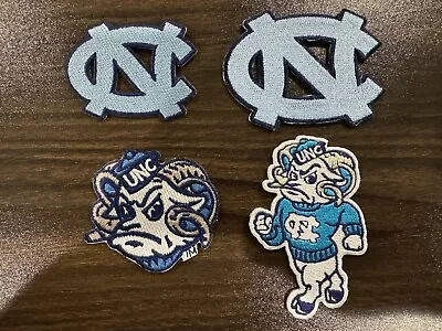 (4) Unc North Carolina Tar Heels Rami Nc Logo Embroidered Patches Patch New 🐏 • $16