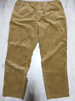 Polo Rlaph Polo Corduroy Pants Mens 3xlt 3xl Tall Ghurka Elastic Waist 44 X 32 • $66.59