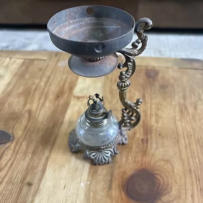 Antique 1800’s Vapo Cresolene Vaporizer Miniature Oil Lamp Vaporizer • $10