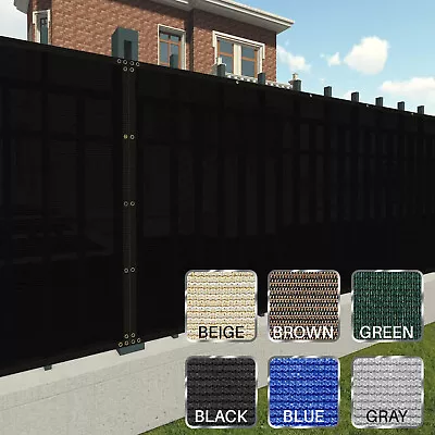 Outdoor Privacy Mesh Fence Screen Cover 4ft 5ft 6ft 8ft Tall Zip-Ties Included • $34.99