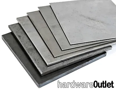 Quality STEEL SHEET METAL 0.9 - 5.0 Mm Thick UK Guillotine Cut New Metal Plate • £3.30