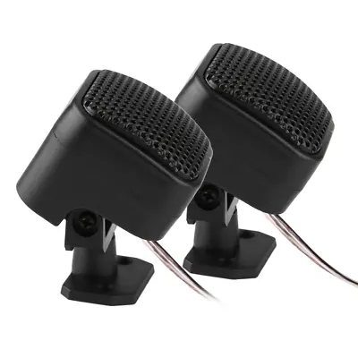 2pcs Car Small Square Speaker Loud Audio Music Tweeter Loudspeaker 500W GFL • £7.58