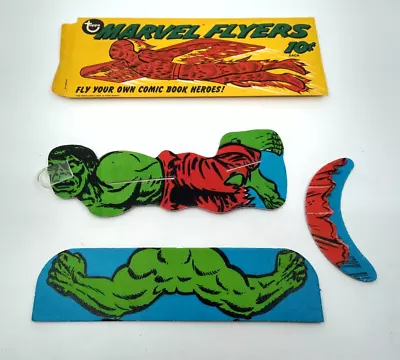 Incredible Hulk Topps Marvel Flyers 1966 Glider With Original Package • $134.93