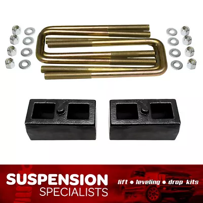 $81.05 • Buy 1.5  Rear Lift Kit For 2019-2022 Chevy Silverado GMC Sierra 1500 Blocks U-bolts