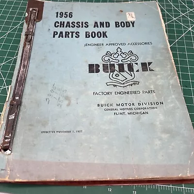 1956 Buick Chassis And Body Parts Catalog • $25