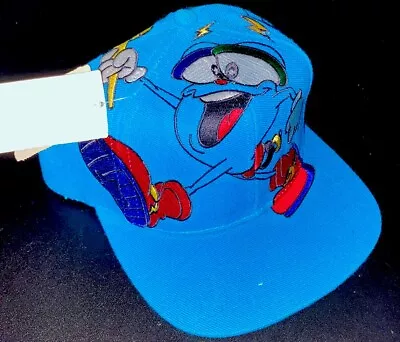 1996 Olympics Atlanta Mascot IZZY All Over SnapBack Giant Hat Summer Games Blue • $64.99