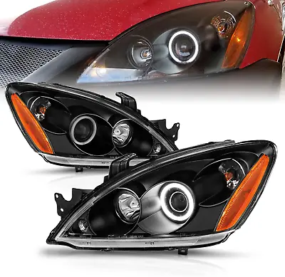 Projector Headlights Black Xtreme LED Halo Set For Mitsubishi Lancer - Passenger • $279.99