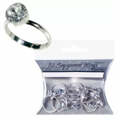 £3.99 • Buy Engagement Table Confetti Sprinkles 3D 'Diamond Rings' Party Table Decorations