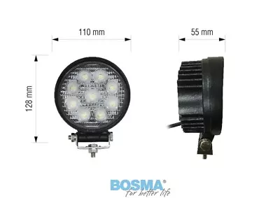 Bosma LED Work Additional Lamp Light Spot 12/24V For Jeep Forklift Tractor Boat • $30.23