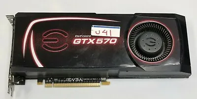 EVGA NVIDIA GEFORCE GTX 570TI GAMING PCI-E VIDEO CARD 1.2GB DDR5 Dual DVI #u41 • $44.95