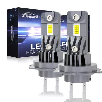 H7 LED Headlight Bulbs Kit High/Low Beam 8000K Super Bright White Lights 2x • $49.99