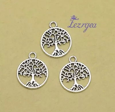 £0.99 • Buy Tree Of Life Circle Shape Charm