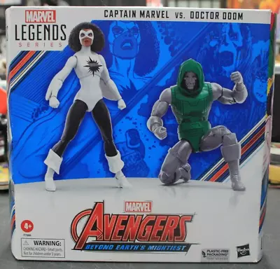 Marvel Legends Series Captain Marvel Vs Dr Doom Avengers Superhero Action Figure • $9.99