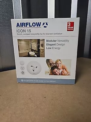 Airflow Icon Eco 15 Extractor Fan 72683501 No Timer Module Included  • £59.99