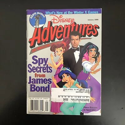 VTG Disney Adventures January 1998 X Games ESPN James Bond Pierce Brosnan • $11.77