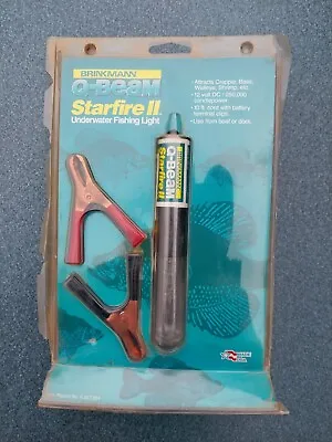 Vintage BrinkMann Starfire II Q-Beam Underwater Fishing Light - New Made In USA • $25