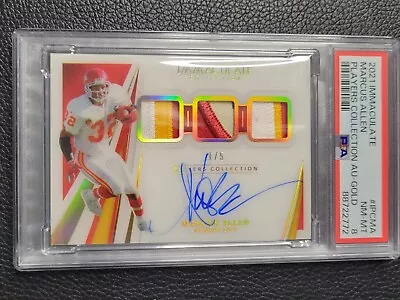 2021 Immaculate Marcus Allen Auto Gold #1/5 CHIEFS • $189