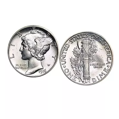 $49.95 • Buy NEW American Coin Treasures Silver Mercury Dime Coin Cuff Links 2251