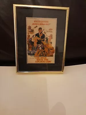 James Bond Roger Moore Framed Picture From The Film The Man With The Golden Gun • £2.50