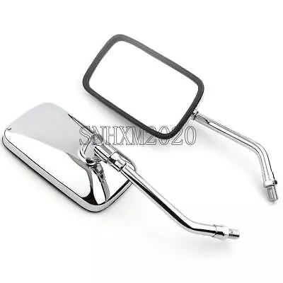 Chrome Motorcycle Rearview Mirrors For Suzuki Marauder VZ 1600 800 Savage LS 650 • $28.97