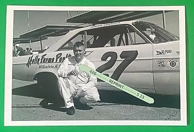 Found PHOTO Of Old NASCAR Race Car Driver JUNIOR JOHNSON #27 • $3.29